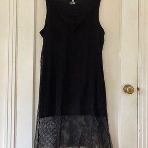 Cheap Monday black mesh dress